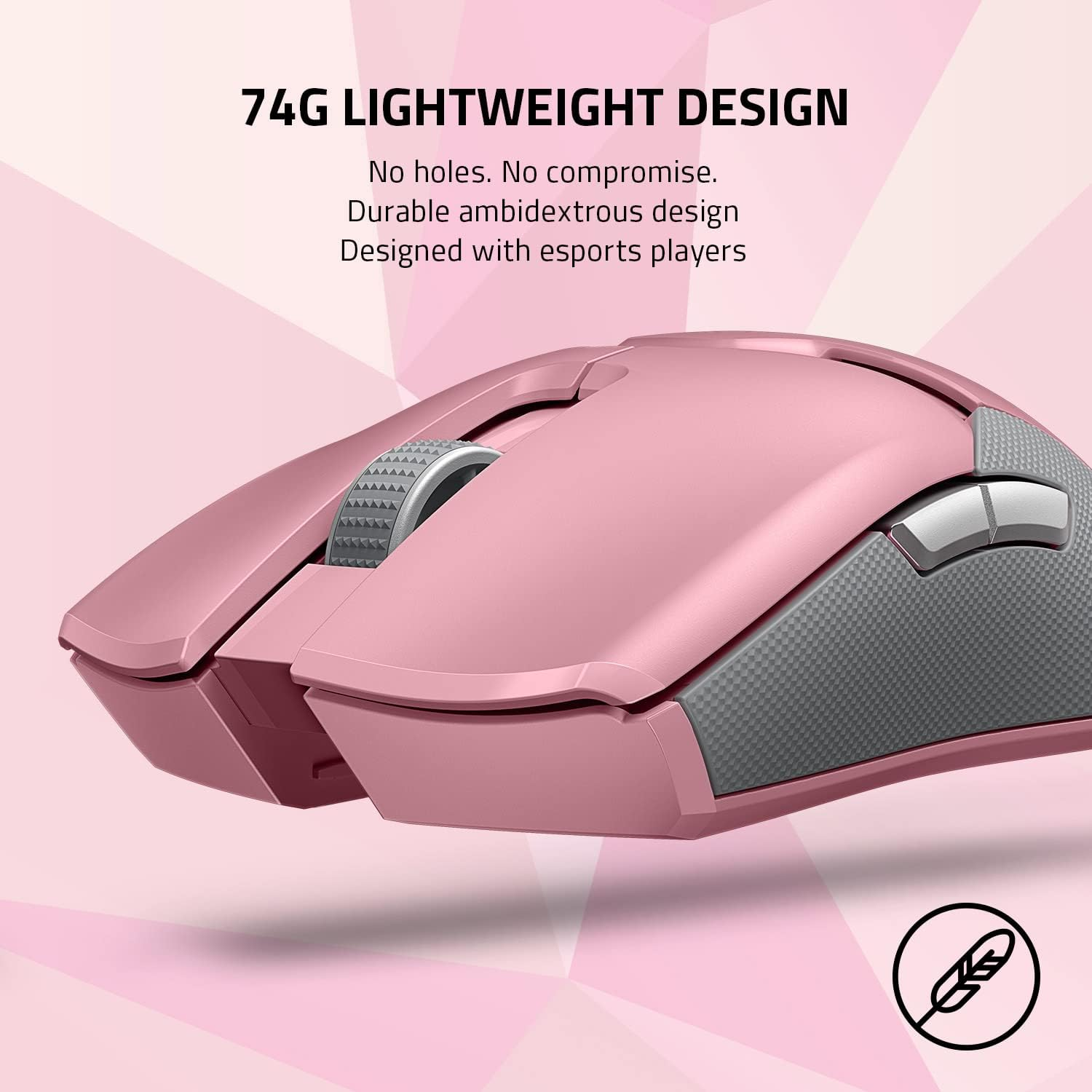Razer Viper Ultimate Mouse & Dock - Quartz Pink Razer Viper Ultimate Mouse & Dock - Quartz Pink